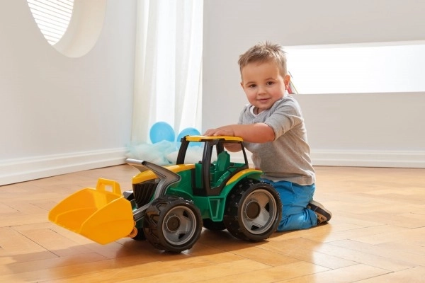 Otroški traktor z žlico Zeleno-Rumeni
