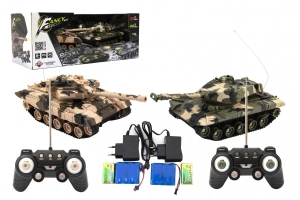 RC modeli za Tankovsko bitko z napolnjivimi baterijami