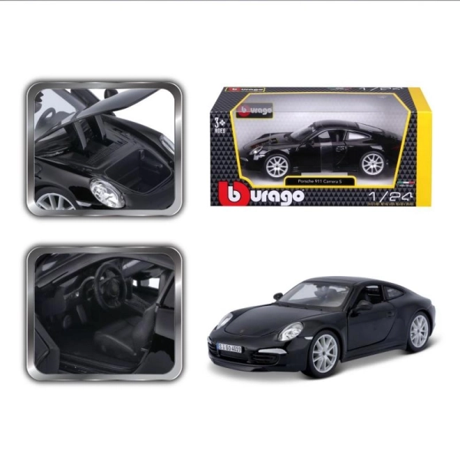 Model avtomobila Porsche 911 Carrera S črna