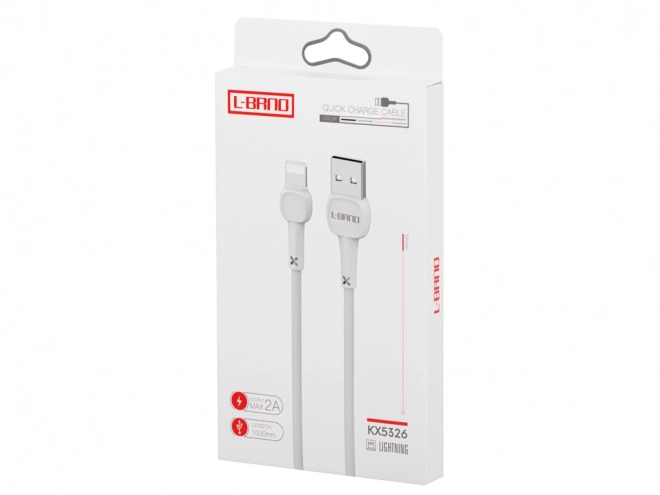 Beli hitro polnilni kabel Lightning