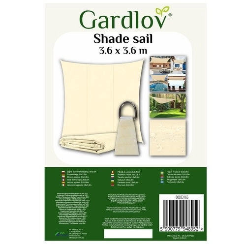Sončna jadra 3,6x3,6 m Gardlov 23165