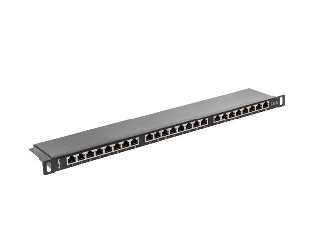 Patch panel z 24 vhodi kategorije 5E