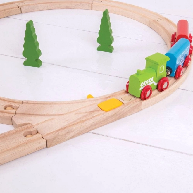 Bigjigs Rail Premikajoča izmenjevalna točka 2 kosa