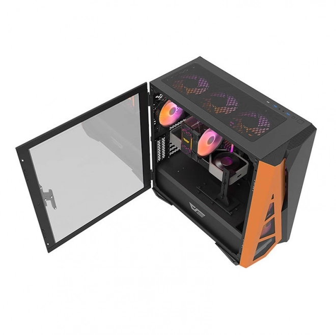 Računalniško ohišje Darkflash DLZ31 Mesh (črna)