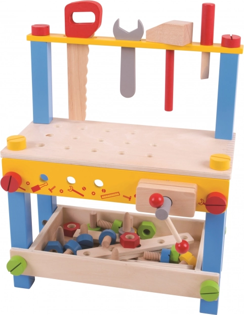 Lesena otroška delovna miza Bigjigs Toys