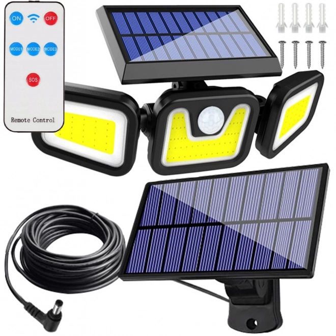 Solarna svetilka s senzorjem gibanja in 171 LED