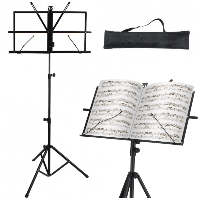 Stojalo za note z nastavljivo zložljivo konstrukcijo 130 cm