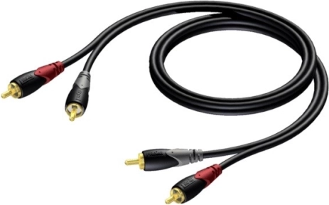 Avdio kabel 2× RCA (činč) moški–moški 1,5 m