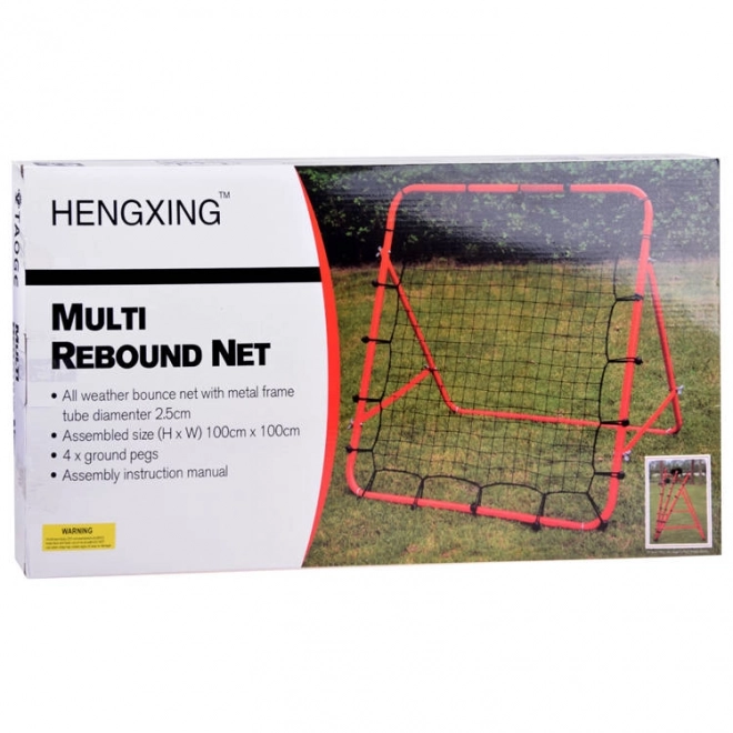Treningovski okvir Rebounder za skakalni nogomet 100x100cm