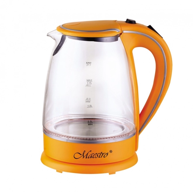 Stekleni grelnik vode 1,7 l 2000 W MR-064-ORANGE