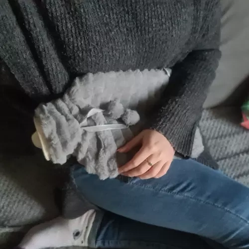 Gumijasta steklenica za vročo vodo v prevleki 2000ml Ruhhy 19806