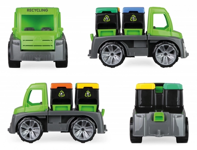 Auto Truxx tovornjak s kontejnerji z figurico plast 28cm v škatli 39x16x22cm 24m+