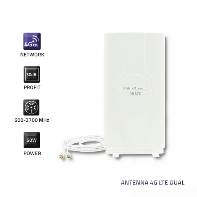 Večsmerna antena 4G LTE | 2xSMA | 30dBi | Notranja