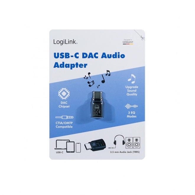 USB-C/M avdio adapter na 3,5mm/F s DAC in EQ