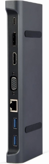 USB-C adapter 9v1 s HDMI, USB-C PD, VGA, DP, USB in LAN