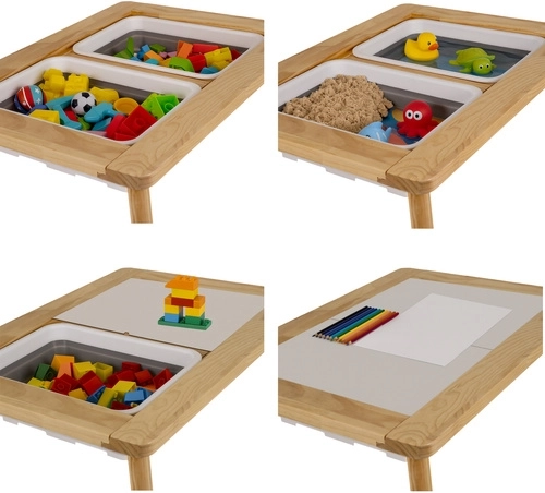 Dvostranska plošča in 2 odstranljiva zaboja