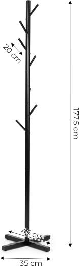 7 kljuk za obešanje oblačil