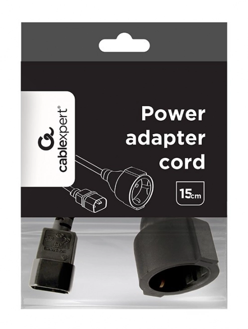 Napajalni adapter IEC320 C14 na SCHUKO (F) 15 cm