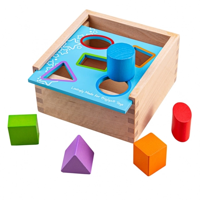 Bigjigs Toys Razporejevalna škatla s oblikami