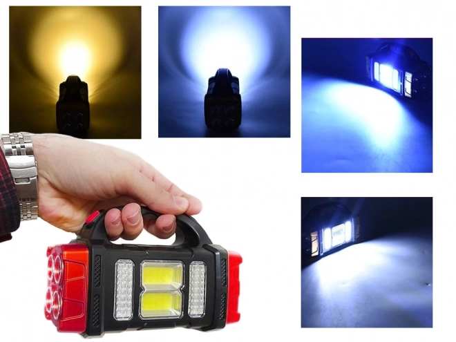 Prenosna solarna LED svetilka s powerbanko
