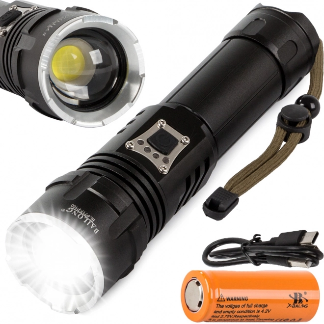 Vojaška taktična svetilka Bailong z LED CREE XHP160