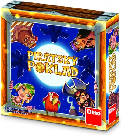 Dino Piratski zaklad – igra pozornosti in spomina za otroke