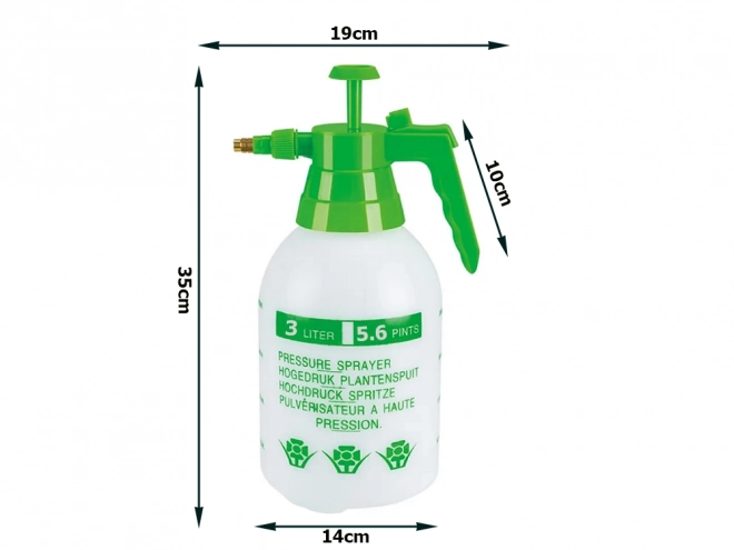 Ročni tlačni pršilnik 3 litre