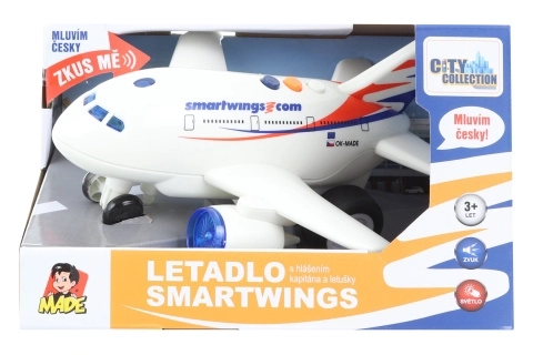 Letalo Smartwings z obvestilom kapitana in stevardese
