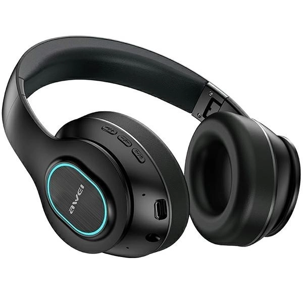 Brezžične slušalke Awei Bluetooth – črna