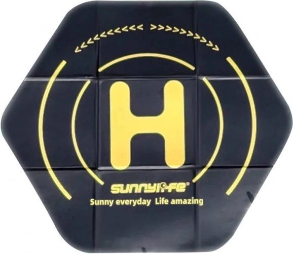 Sunnylife pristajalna plošča za drone 110 cm, šesterokotna, vodoodporna