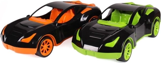 športni plastični avto 38 cm na prosti tek, 2 barvi