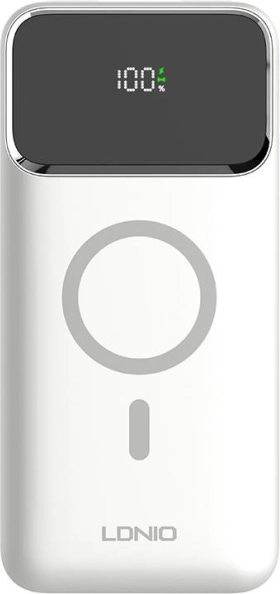 Power banka LDNIO 15 W 10000 mAh bela