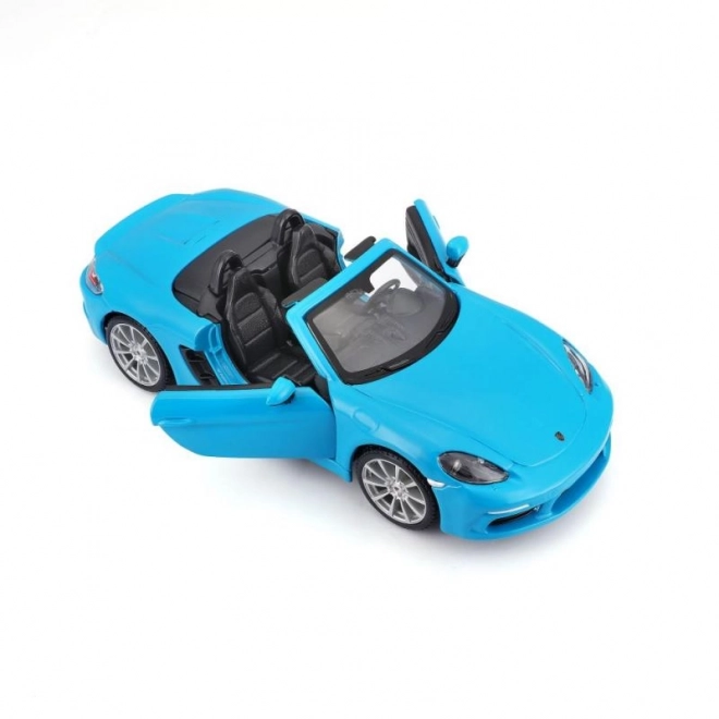 Bburago 1:24 Porsche 718 Boxster Modra