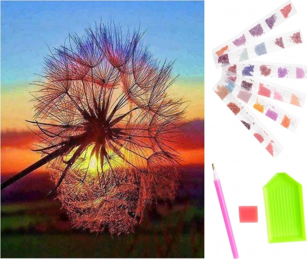 Diamantno slikanje 5D – regrat, mozaični ustvarjalni set 30 × 40 cm