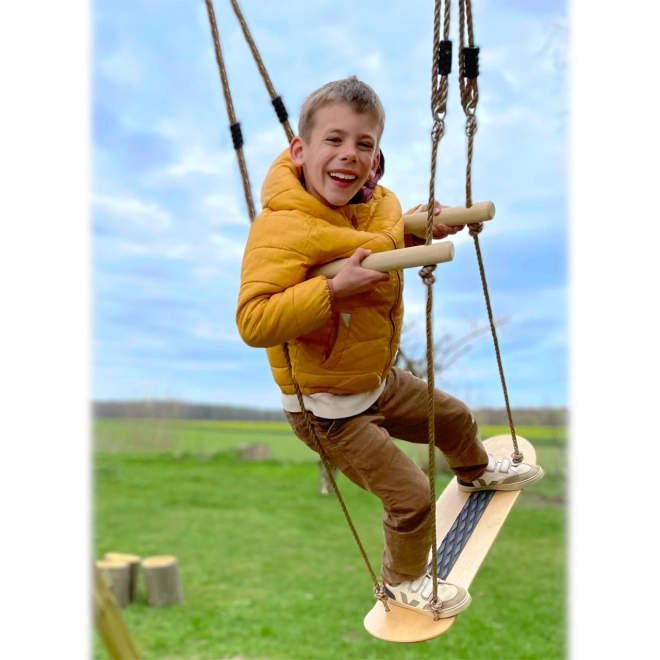 Small Foot Lesena gugalnica Skateboard