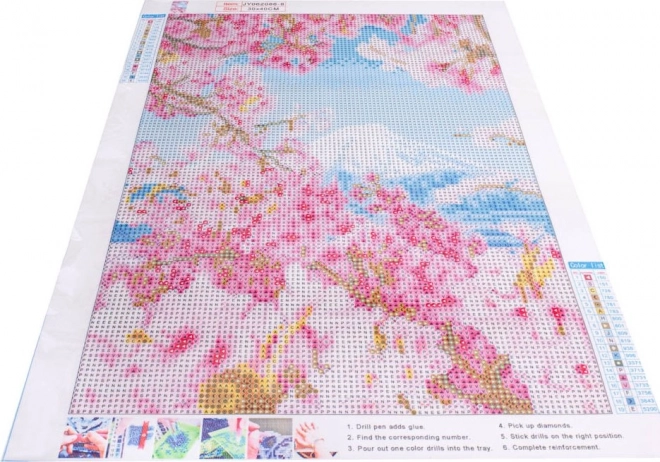 Komplet za diamantno slikanje - sakura