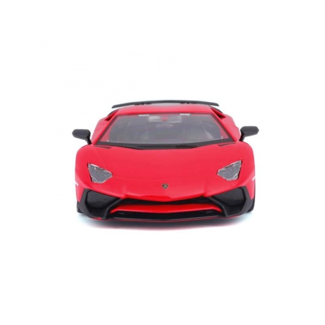 Kovinski model Bburago Lamborghini Aventador rdeč 1:24