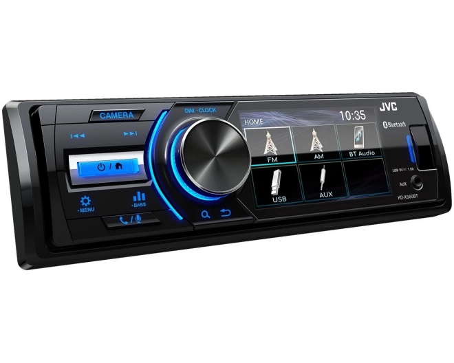 Avtoradio JVC z Bluetoothom in monitorjem