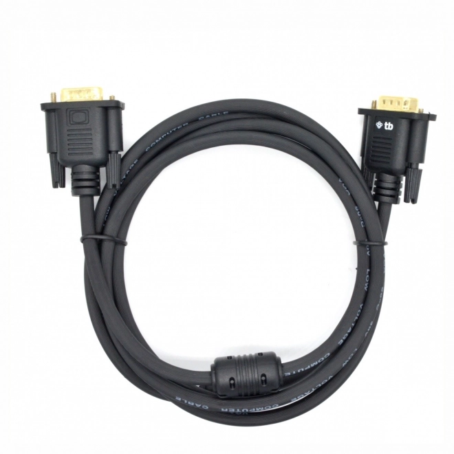 VGA kabel 1.8 m črn pozlačen