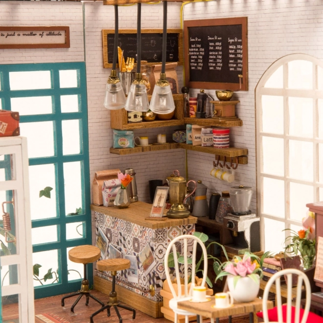 Šimonova kavarna - DIY miniaturna kavarna v hišici za punčke