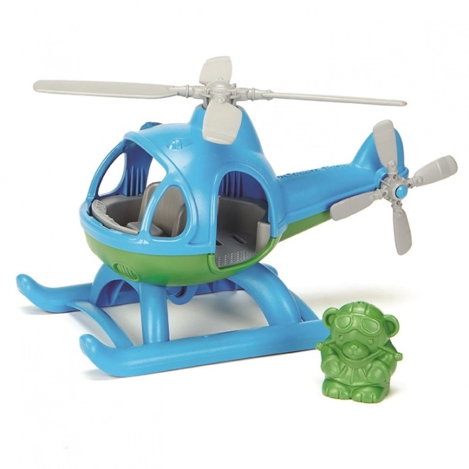 Helikopter Green Toys modra