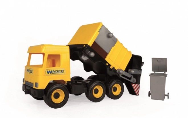 Rumena smetarski tovornjak 42 cm Middle Truck v škatli