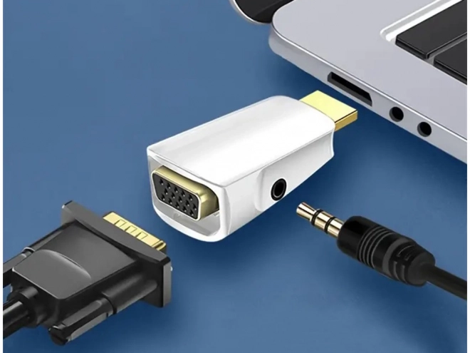 Pretvornik iz HDMI na VGA z avdio izhodom