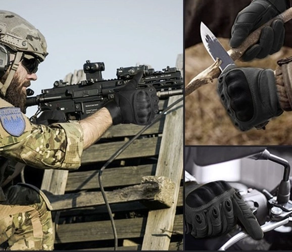 Taktične rokavice XL- črne Trizand 21770