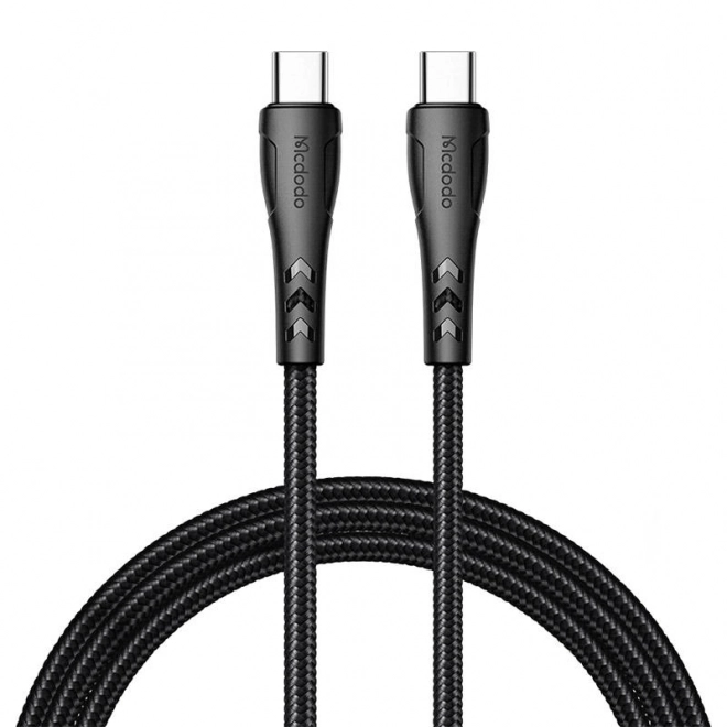 Kabel USB-C na USB-C Mcdodo CA-7641, PD 60W, 1,2 m (črna)