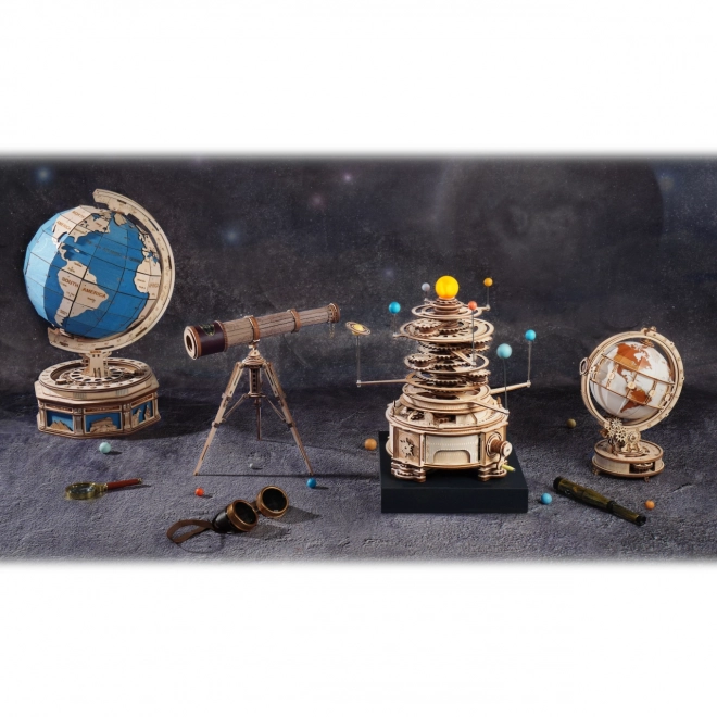 RoboTime 3D lesen mehanični puzzle Svetleči globus