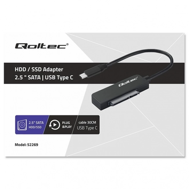 Adapter SATA | 2,5" adapter SSD HDD| Super hitrost 5Gb/s | 2TB – USB-C