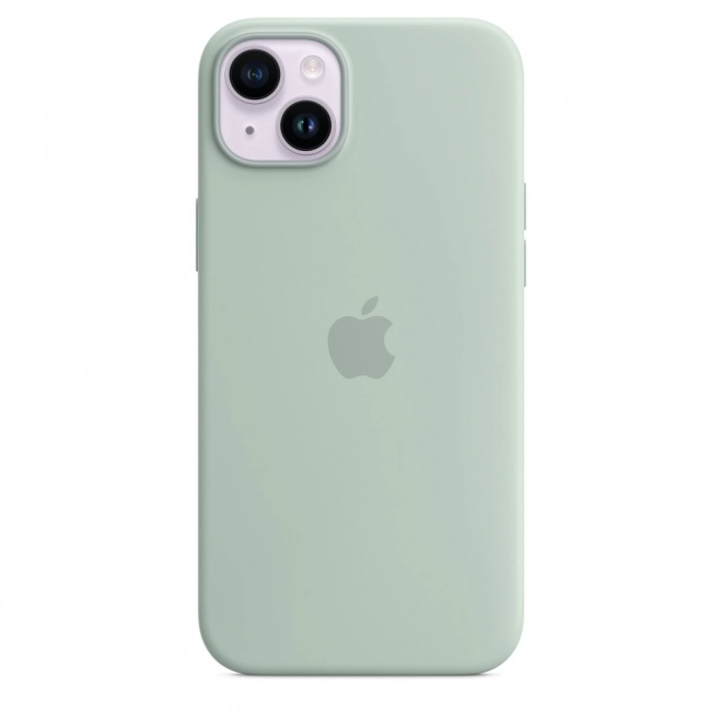 Silikonski ovitek s MagSafe za iPhone 14 Plus - agava