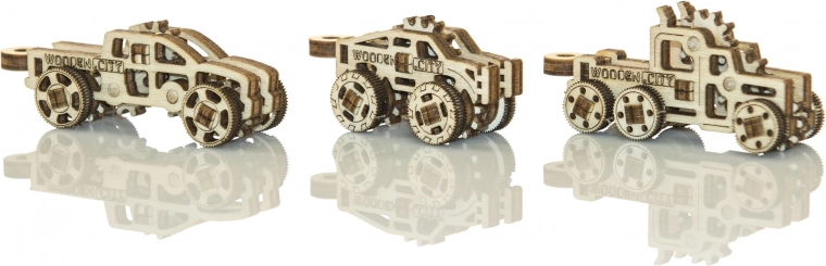 Tri različna vozila