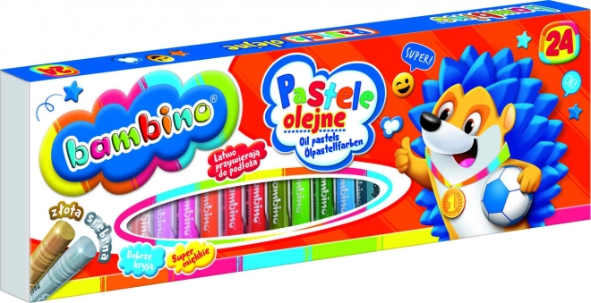 Oljne pastele Bambino 24 barv